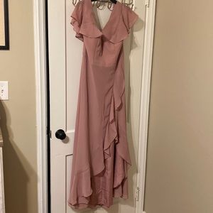 Dusty Rose/Mauve Bridesmaid Dress